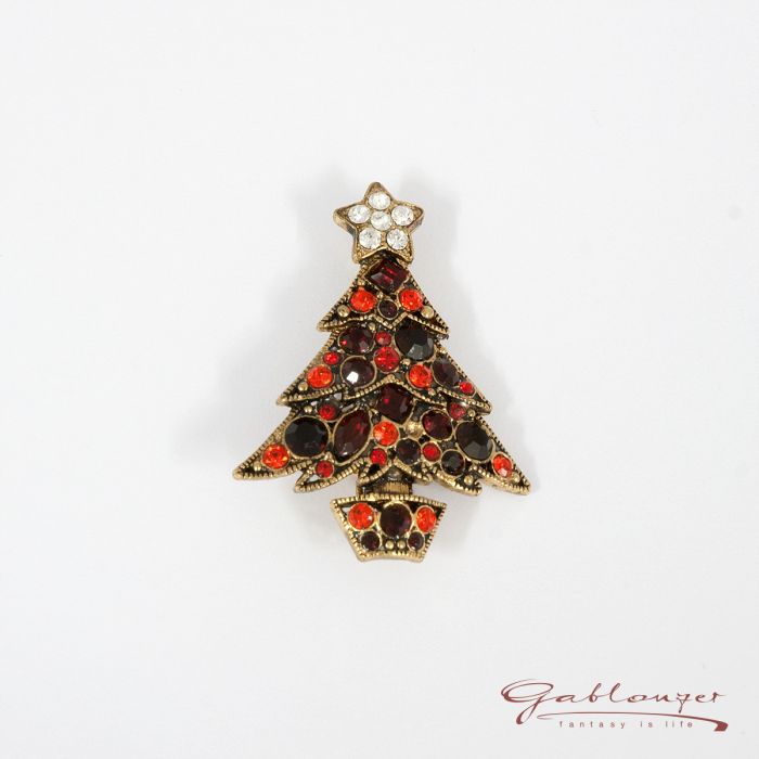 Christmas tree brooch top