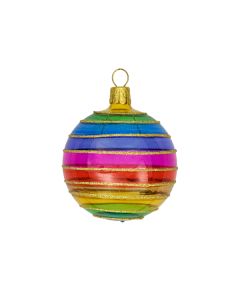 Christbaumkugel aus Glas, 6 cm, orientalisch