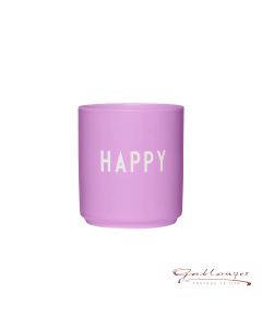 Becher "HAPPY", pink