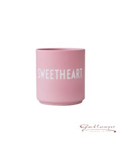 Becher "SWEETHEART", hellrosa