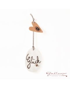 Frühlingstaler Ei-Anhänger "Glück"