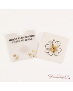 Kleiner Goldglücksbringer "Kleeblatt"