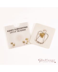 Kleiner Goldglücksbringer "Engel"