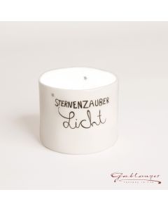 Wunschlicht aus Porzellan "Sternenzauber"