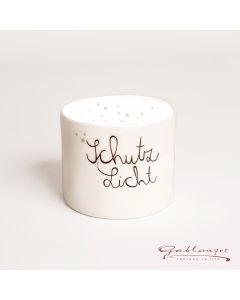 Wunschlicht aus Porzellan "Schutzlicht"