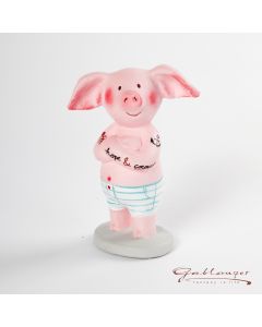 Saubande Mini "Eber Hart" Keramikfigur, handbemalt