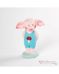 Saubande Mini "Hans Glück" Keramikfigur, handbemalt
