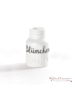 Mini-Vase "Blümchen für Dich", Porzellan