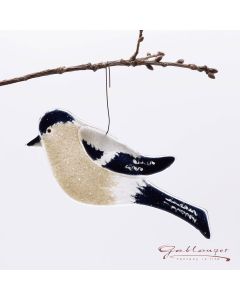 Glasvogel "Gimpel" zum Hängen, handgefertigt