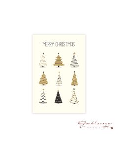 Glückwunschkarte "Merry Christmas" mit Kuvert