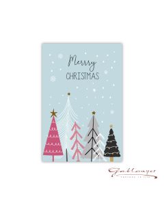 Glückwunschkarte "Merry Christmas" mit Kuvert