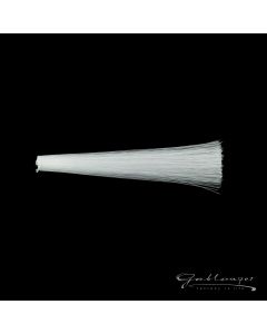 accesories, fiberglass tail, 7 cm, white
