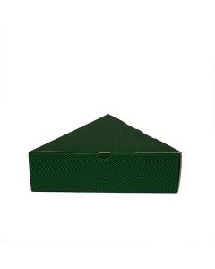 Geschenkverpackung 3-eck, gruen