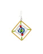 Ornament aus Glasperlen, 7 cm, bunt