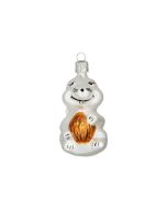 Squirrel, white-brown