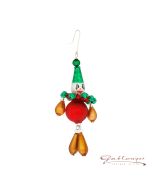 Clown aus Glasperlen, 9 cm, bunt