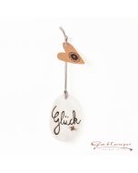 Frühlingstaler Ei-Anhänger "Glück"