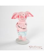 Saubande Mini "Eber Hart" Keramikfigur, handbemalt