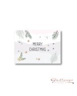 Mini Doppelkarte "Merry Christmas" mit Kuvert