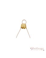accessories: cap mini, gold