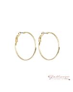 Creolen, 4 cm, gold