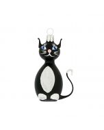 Cat, Figurine, black-white