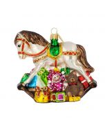 Rocking horse, 11 cm, colourful