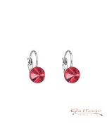 Brisur mit Swarovski®-Kristall, 8 mm, Light Siam