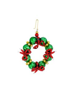 Advent wreath, Figurine, red-green-gold