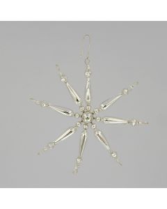 Star, 11 cm, silver