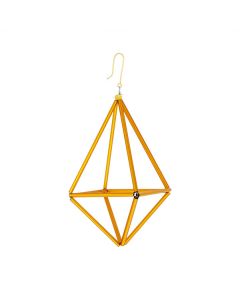 Hanging, 3D-Quadrangle, gold