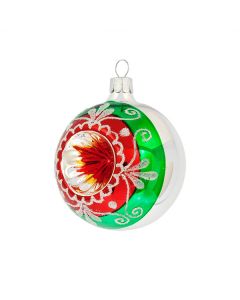Christmas tree  ball, 7 cm, retro Design