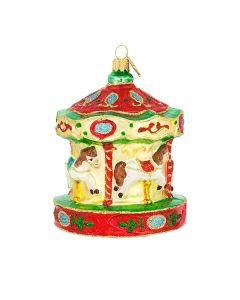 Nostalgic carousel, 12 cm, colourful