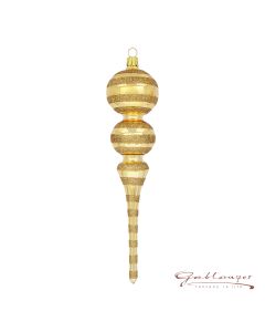 Cone, 21 cm, gold