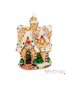 Gingerbreadhouse, 15 cm, colourful