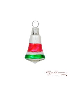 Bell made of glass, 4.5 cm, retro-design