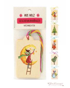 Wooden gift tags