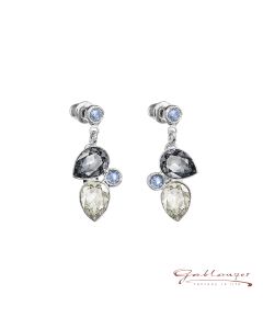 Earrings with Swarovski® crystals, Light Sapphire