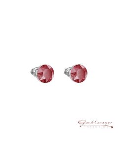 Earrings with Swarovski® crystal, Royal Red