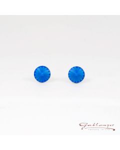 Ohrstecker, mit Swarovski®-Kristall Sapphire